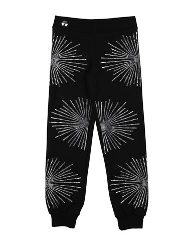 Philipp Plein Toddler Girl Pants Black Size 6 Cotton, Elastane In Black