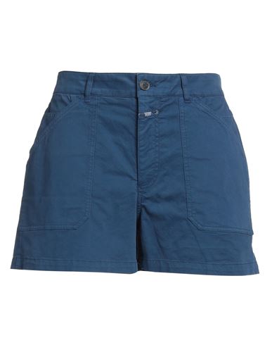 Closed Woman Shorts & Bermuda Shorts Blue Size 29 Organic Cotton, Cotton, Elastane In Blue