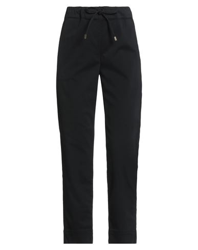 Max Mara Leisure Woman Pants Black Size 4 Cotton, Elastane