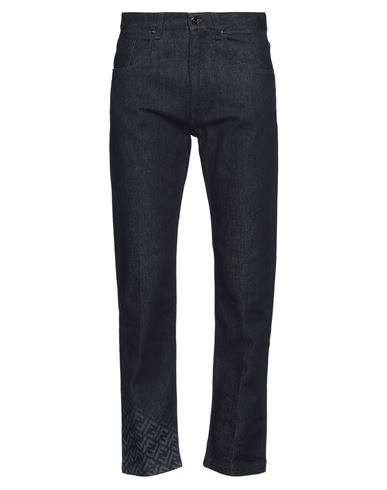 Fendi Pressed-crease Straight-leg Jeans In Blue