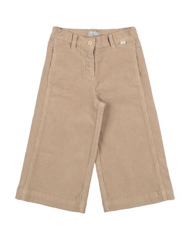 Il Gufo Toddler Girl Pants Sand Size 6 Cotton, Elastane In Beige