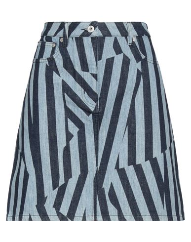 Kenzo Woman Denim Skirt Blue Size 27 Cotton In Blue