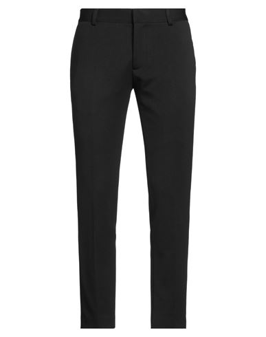 Grey Daniele Alessandrini Man Pants Black Size 32 Polyester, Elastane In Black