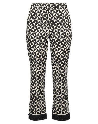 's Max Mara Woman Pants Black Size 14 Cotton, Elastane