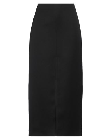 Shop Bottega Veneta Woman Midi Skirt Black Size 6 Wool