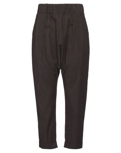 ALESSIA SANTI ALESSIA SANTI WOMAN PANTS DARK BROWN SIZE 6 WOOL 