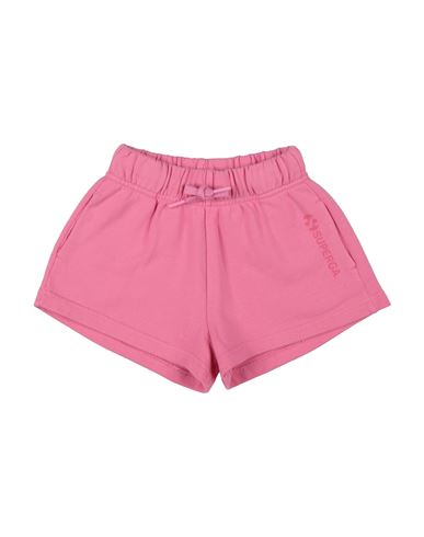 Superga Toddler Girl Shorts & Bermuda Shorts Fuchsia Size 5 Cotton In Pink