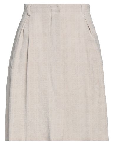 Emporio Armani Woman Mini Skirt Light Grey Size 10 Triacetate, Viscose In Grey