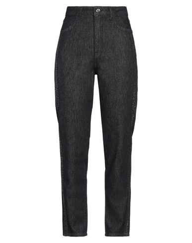 Shop Patrizia Pepe Woman Jeans Black Size 30 Cotton
