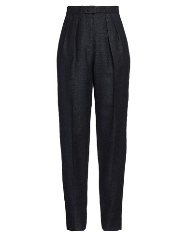 Shop Emporio Armani Woman Pants Midnight Blue Size 14 Viscose, Wool, Silk