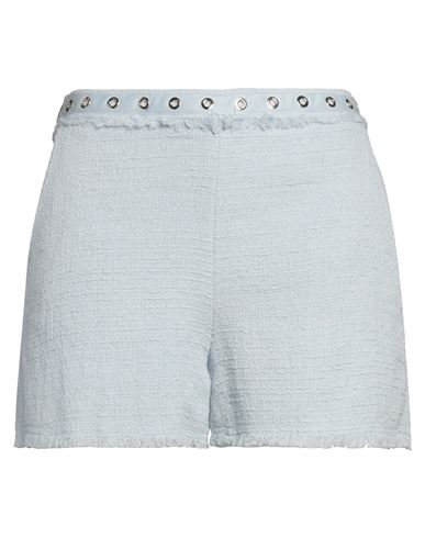 Liu •jo Woman Shorts & Bermuda Shorts Sky Blue Size 8 Cotton In Blue