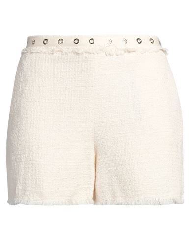 Liu •jo Woman Shorts & Bermuda Shorts Off White Size 8 Cotton In Off White