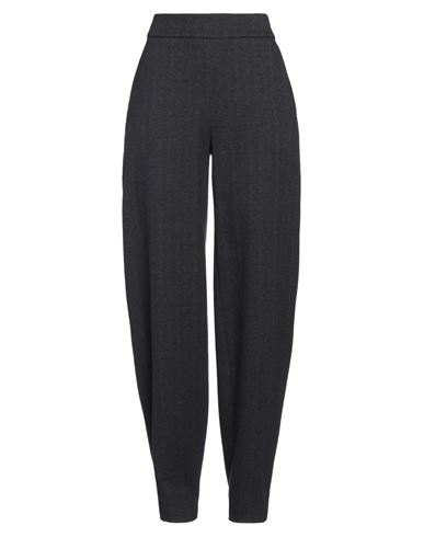 Emporio Armani Cotton Sweatpants With Elastic Waistband And Ribbed Ankles In Blue