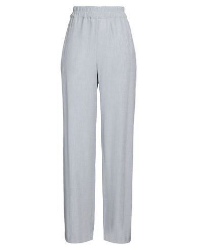 Alessia Santi Woman Pants Light Grey Size 6 Viscose, Polyester In Gray