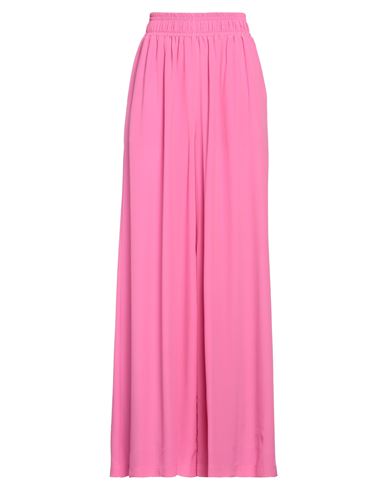Suoli Woman Pants Magenta Size 4 Acetate, Silk In Magenta