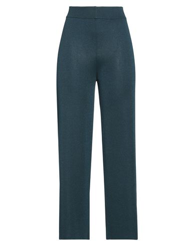 Alpha Studio Woman Pants Deep Teal Size 14 Viscose, Polyester In Green