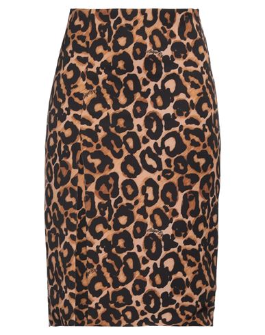 Aniye By Woman Midi Skirt Camel Size 4 Polyester, Elastane In Beige