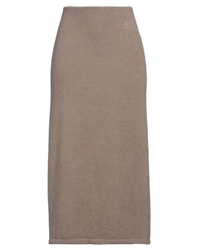 Midi-Rock Damen Hellbraun M,S Damen