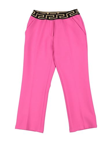 Versace Young Toddler Girl Pants Magenta Size 6 Polyester, Viscose, Cotton, Elastane, Polyamide In Magenta