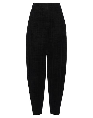 EMPORIO ARMANI EMPORIO ARMANI WOMAN PANTS BLACK SIZE 6 VISCOSE, POLYAMIDE, ELASTANE 