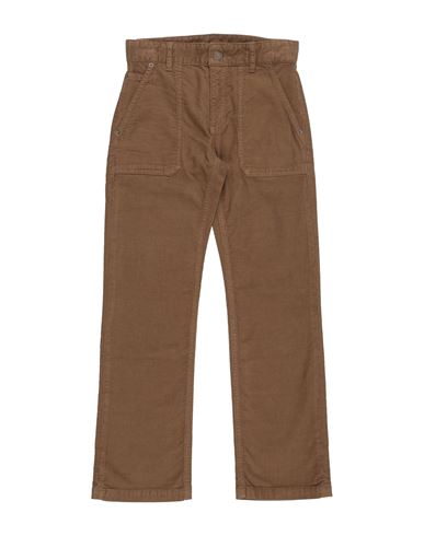 Bonpoint Toddler Boy Pants Khaki Size 6 Cotton, Elastane In Brown