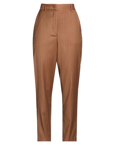 Niū Woman Pants Camel Size Xl Polyester, Viscose, Virgin Wool, Elastane In Sand