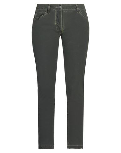 Rrd Woman Pants Dark Green Size 6 Polyamide, Elastane In Green