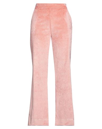 Alessia Santi Woman Pants Antique Rose Size 8 Viscose, Cotton, Polyester, Elastane, Silk In Pink