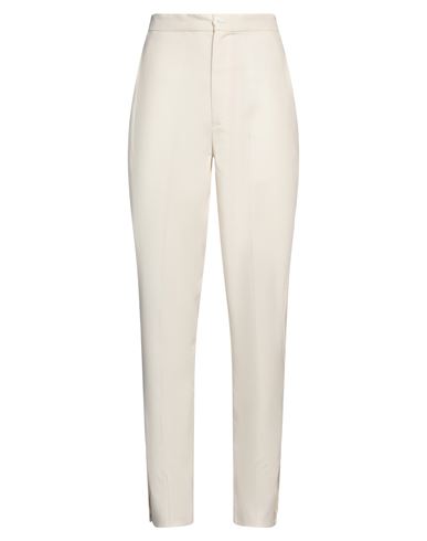 SETCHU SETCHU WOMAN PANTS IVORY SIZE 2 WOOL, VISCOSE 
