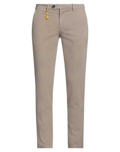 Manuel Ritz Man Pants Beige Size 42 Cotton, Elastane In Beige