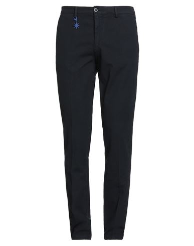 Manuel Ritz Man Pants Charcoal Size 38 Cotton, Elastane In Gray