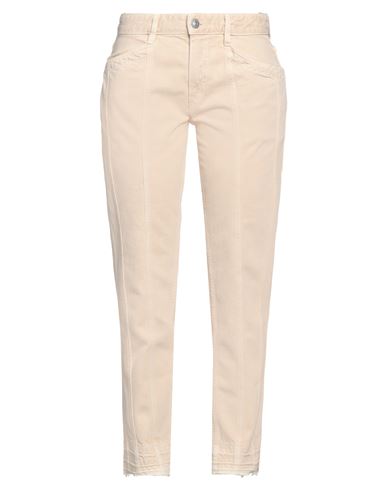 Isabel Marant Étoile Marant Étoile Woman Jeans Beige Size 8 Cotton In Beige