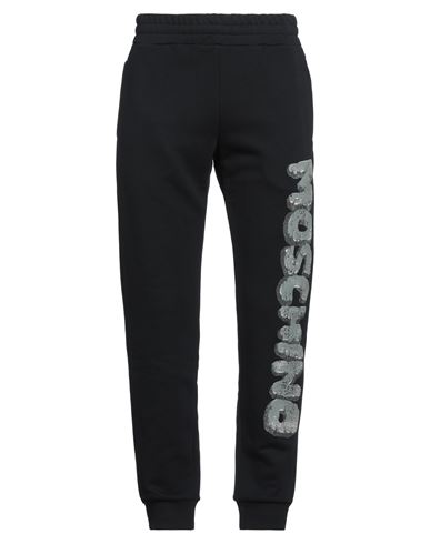 Moschino Man Pants Black Size 36 Cotton In Black
