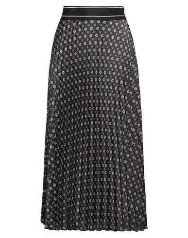 Sandro Woman Maxi Skirt Black Size 6 Polyester In Black