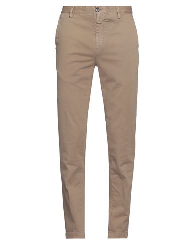 White Sand Man Pants Khaki Size 36 Cotton, Elastane