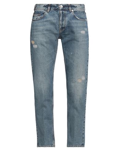 Eleventy Man Jeans Blue Size 33 Cotton In Blue