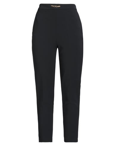 Elisabetta Franchi Woman Pants Black Size 10 Polyester, Elastane In Black