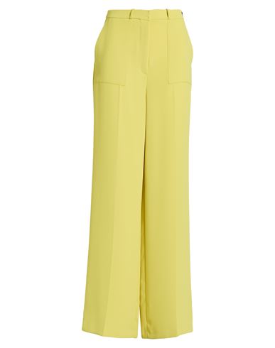 Elisabetta Franchi Wide-leg Crepe Trousers In Green
