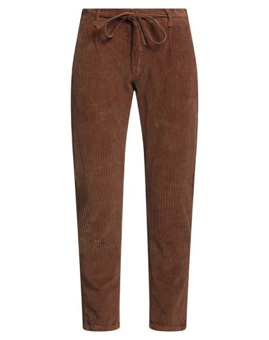Grey Daniele Alessandrini Man Pants Camel Size 33 Cotton, Elastane In Brown
