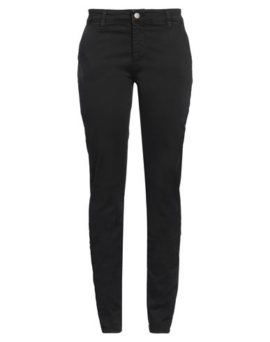 Kartika Woman Pants Black Size 8 Cotton, Elastane In Black