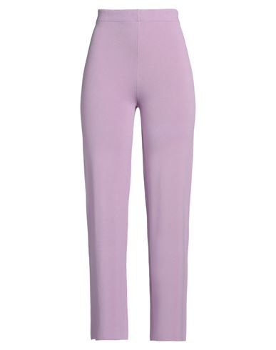 Vicolo Woman Pants Light Purple Size Onesize Viscose, Polyamide In Purple
