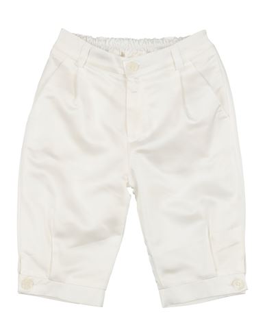 Manuell & Frank Babies'  Newborn Boy Pants White Size 3 Acetate, Polyester, Viscose