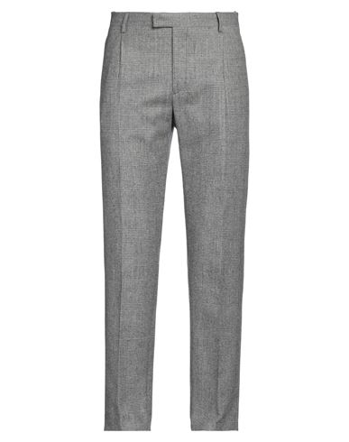 Tonello Man Pants Black Size 36 Virgin Wool, Elastane In Black