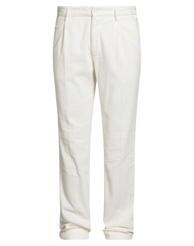 Incotex Man Pants White Size 38 Cotton In White