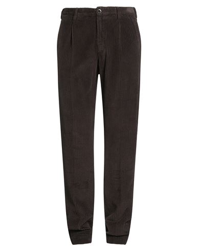 Incotex Man Pants Dark Brown Size 38 Cotton In Brown