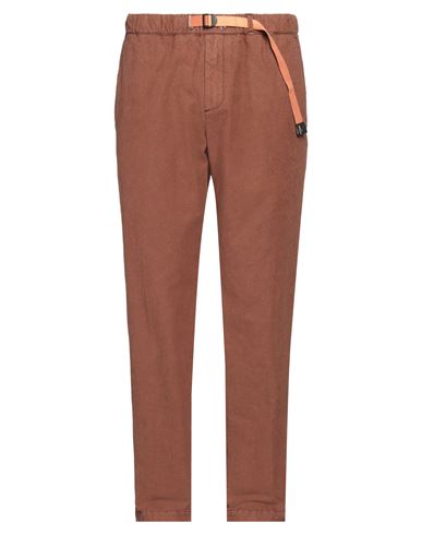 Shop White Sand Man Pants Rust Size 34 Cotton, Elastane In Red