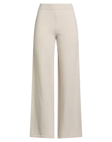 Gentryportofino Woman Pants Beige Size 8 Virgin Wool, Cashmere In Neutral