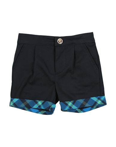Versace Young Newborn Girl Shorts & Bermuda Shorts Midnight Blue Size 3 Cotton In Blue