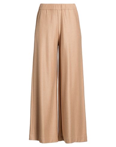 Fedeli Woman Pants Sand Size 4 Cashmere In Neutral