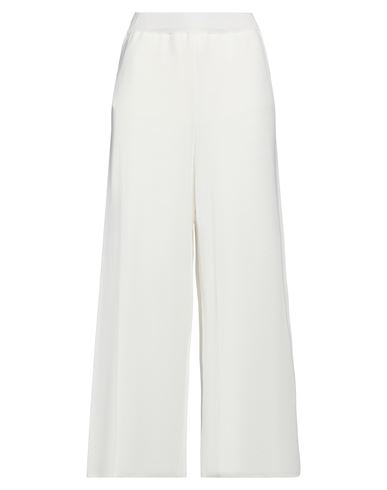 MALO MALO WOMAN PANTS WHITE SIZE S VISCOSE, COTTON 